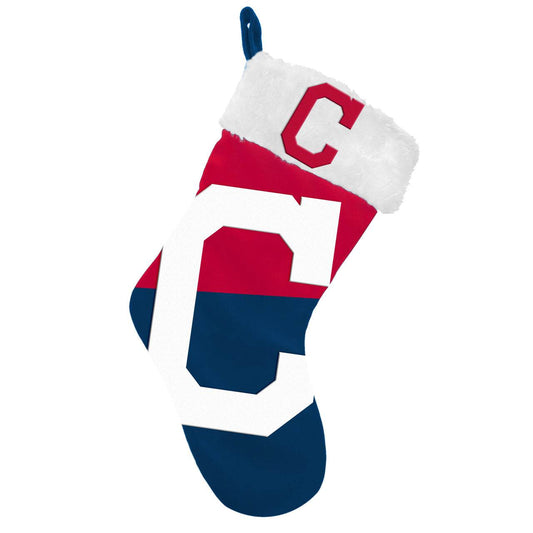 Cleveland Indians Holiday Stocking 17 Inch Embroidered - ToylandEU