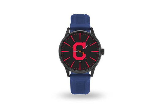 Cleveland Indians Watch Mens Cheer With Navy Watch Band - ToylandEU