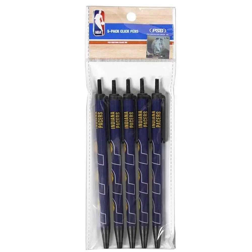  Indiana Pacers Pens Click Style 5 Pack With Team Logo -  ToylandEU™