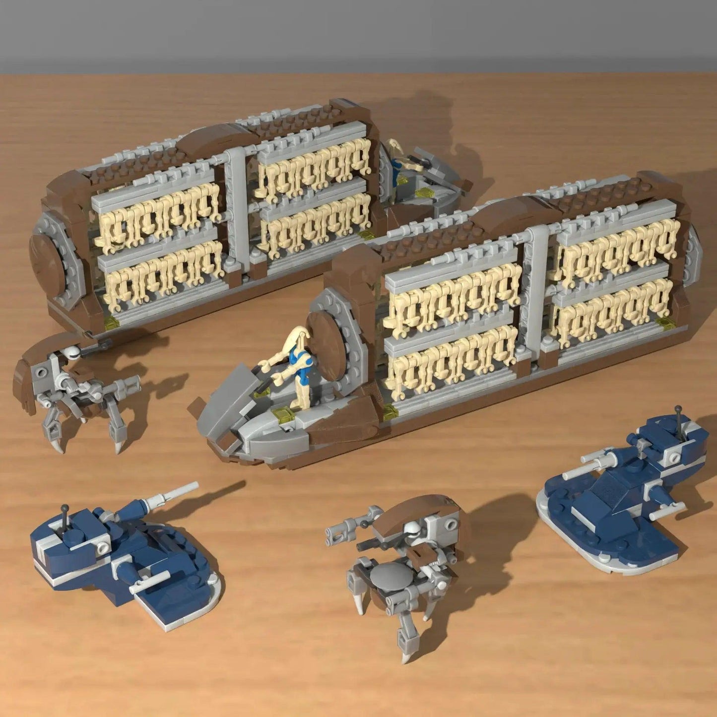  Clone Army Battle Ship Building Blocks Set Droidekas -  ToylandEU™