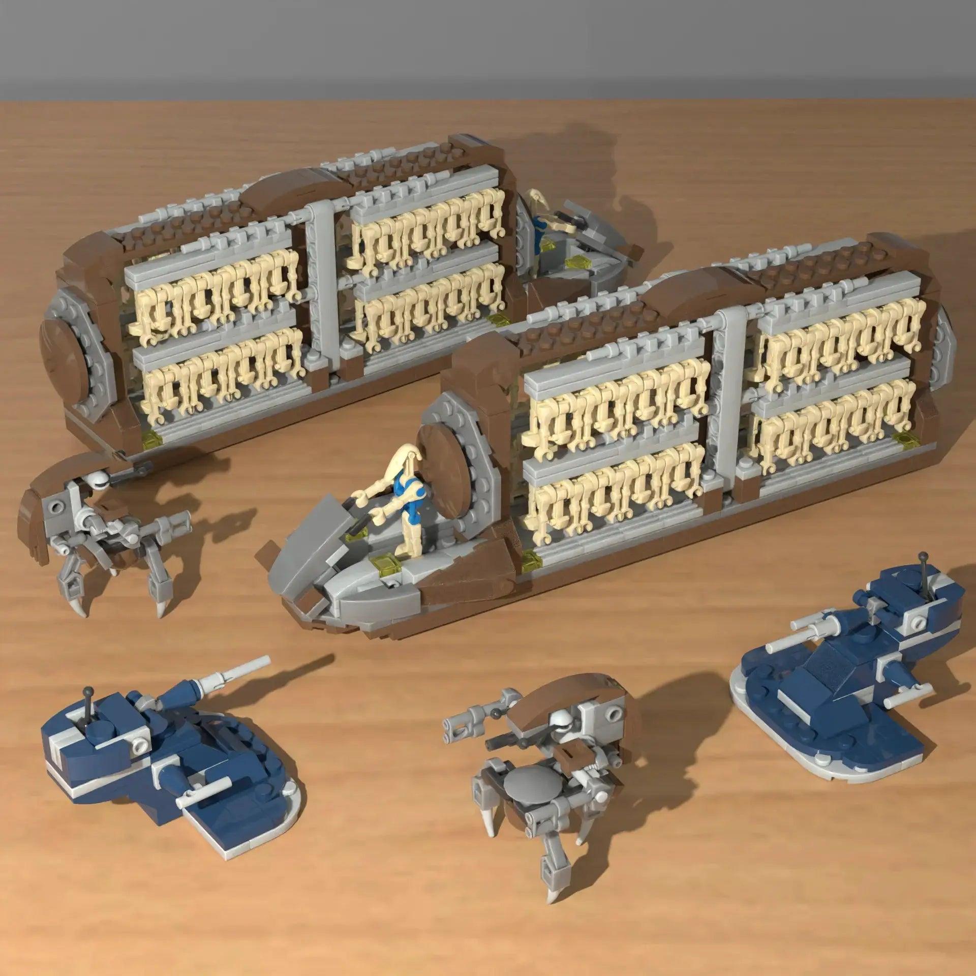  Clone Army Battle Ship Building Blocks Set Droidekas -  ToylandEU™