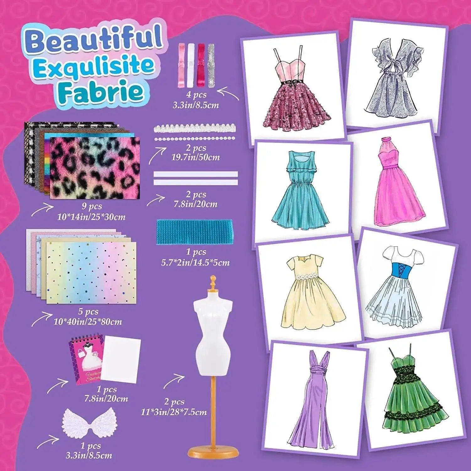  Doll Clothes Craft Kit With 80 Outfits And 600 Pieces -  ToylandEU™