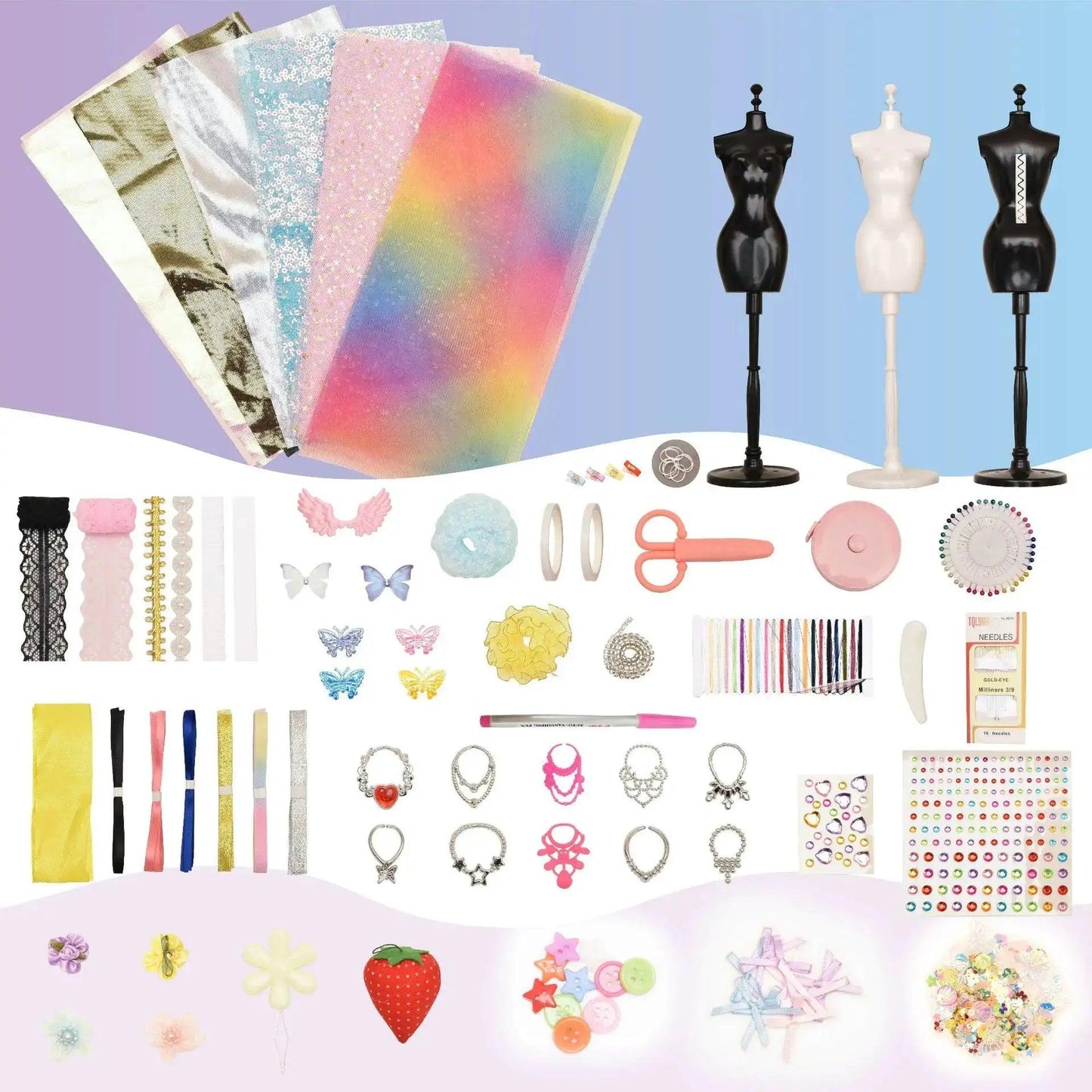  Doll Clothes Craft Kit With 80 Outfits And 600 Pieces -  ToylandEU™