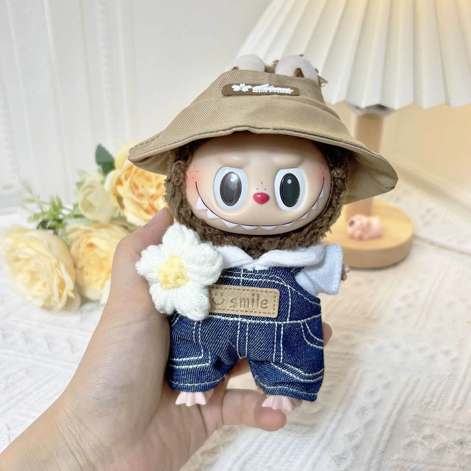 Clothes Only 17cm Blind Box Labubu Baby Clothes Keychain - ToylandEU