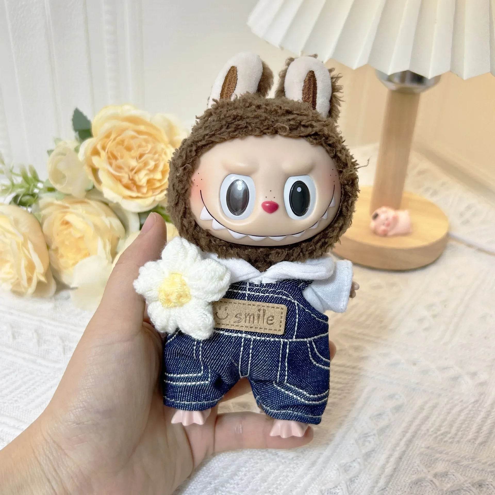 Clothes Only 17cm Blind Box Labubu Baby Clothes Keychain - ToylandEU