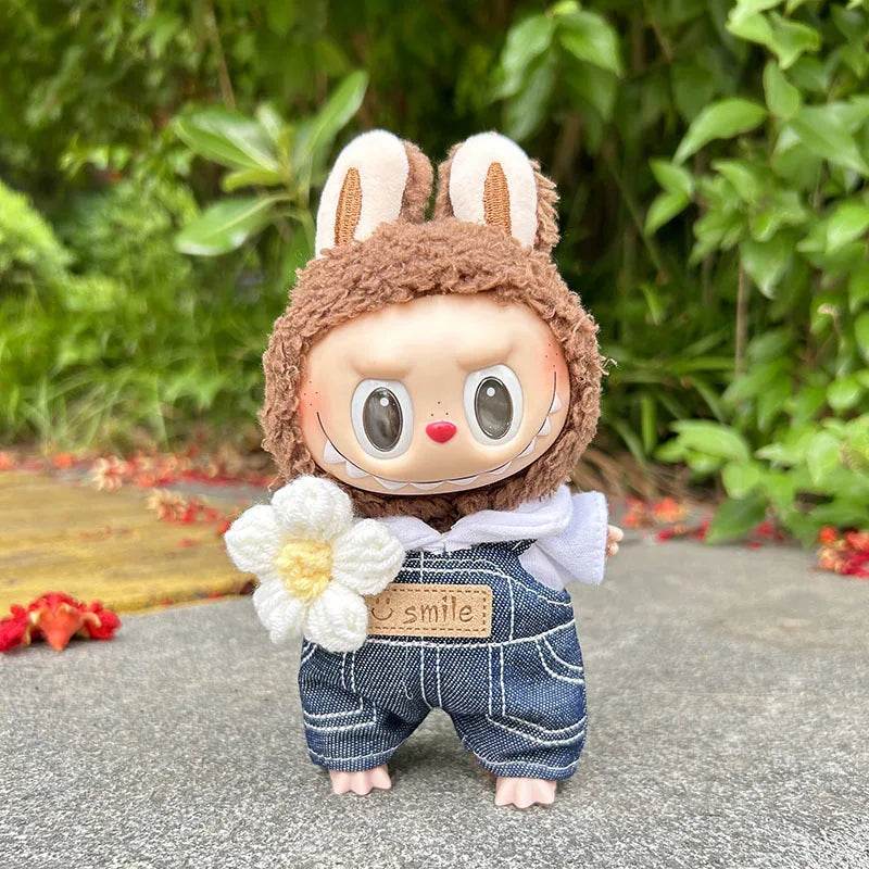 Clothes Only 17cm Blind Box Labubu Baby Clothes Keychain - ToylandEU