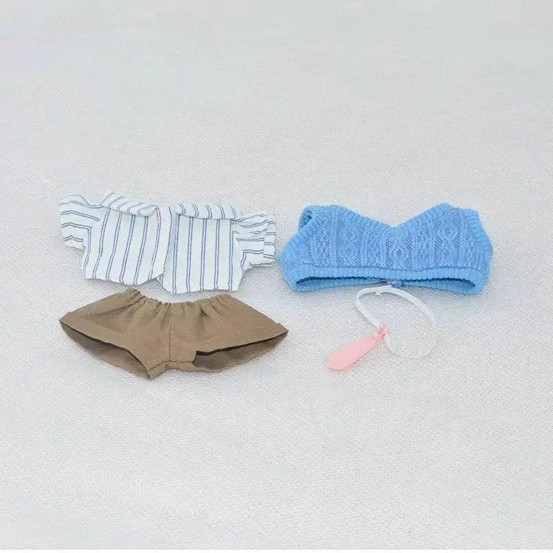  Dolls Clothes Outfit Accessories for 15-17cm Labubu College Style Shirt Leather Skirt and Camera Shoes Clothing -  ToylandEU™