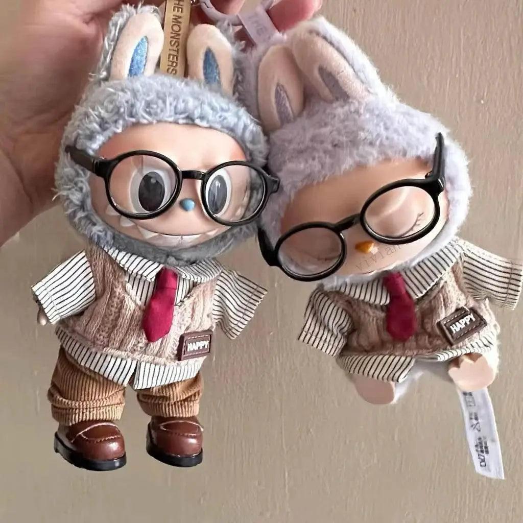  Mini Plush Dolls Clothes Outfit Accessories Korea Kpop Exo 15-17cm Labubu Idol V1 V2 Vest Uniform Set Clothing Gift -  ToylandEU™