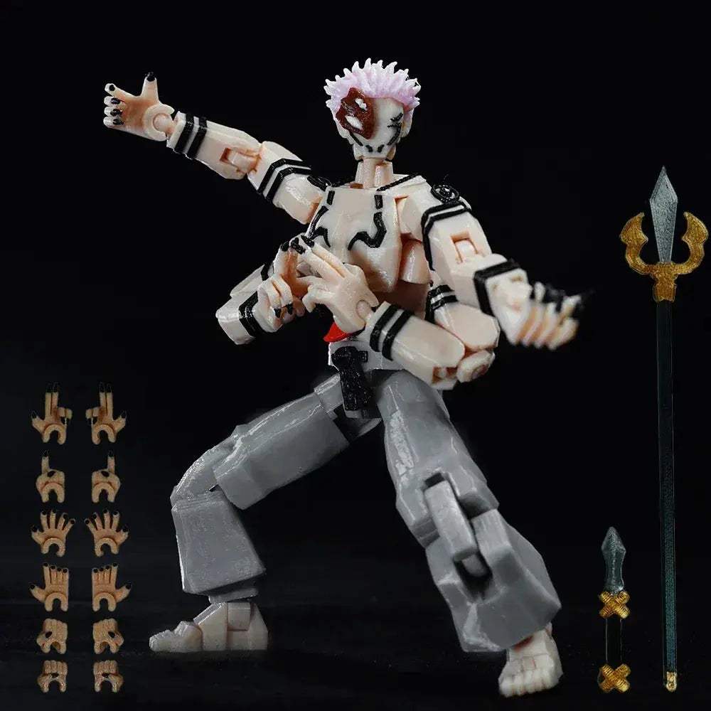 Sukuna Jujutsu Kaisen 3D Printed Shapeshifting Figurine - ToylandEU