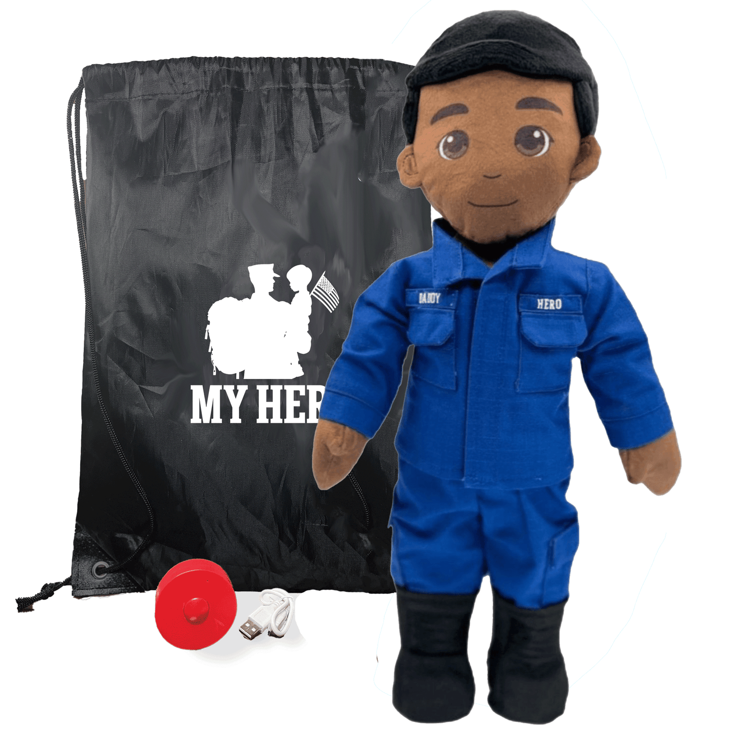  Coast Guard Doll Recordable Plush Preserves Moments 