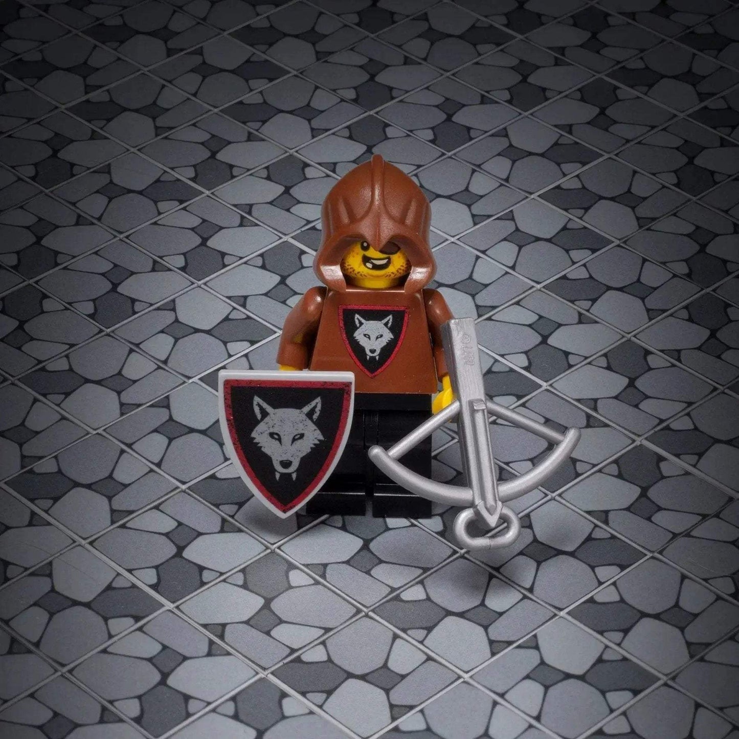 LEGO Cobblestone Floor Tile 2x2 Custom Printed For Medieval Layouts - ToylandEU