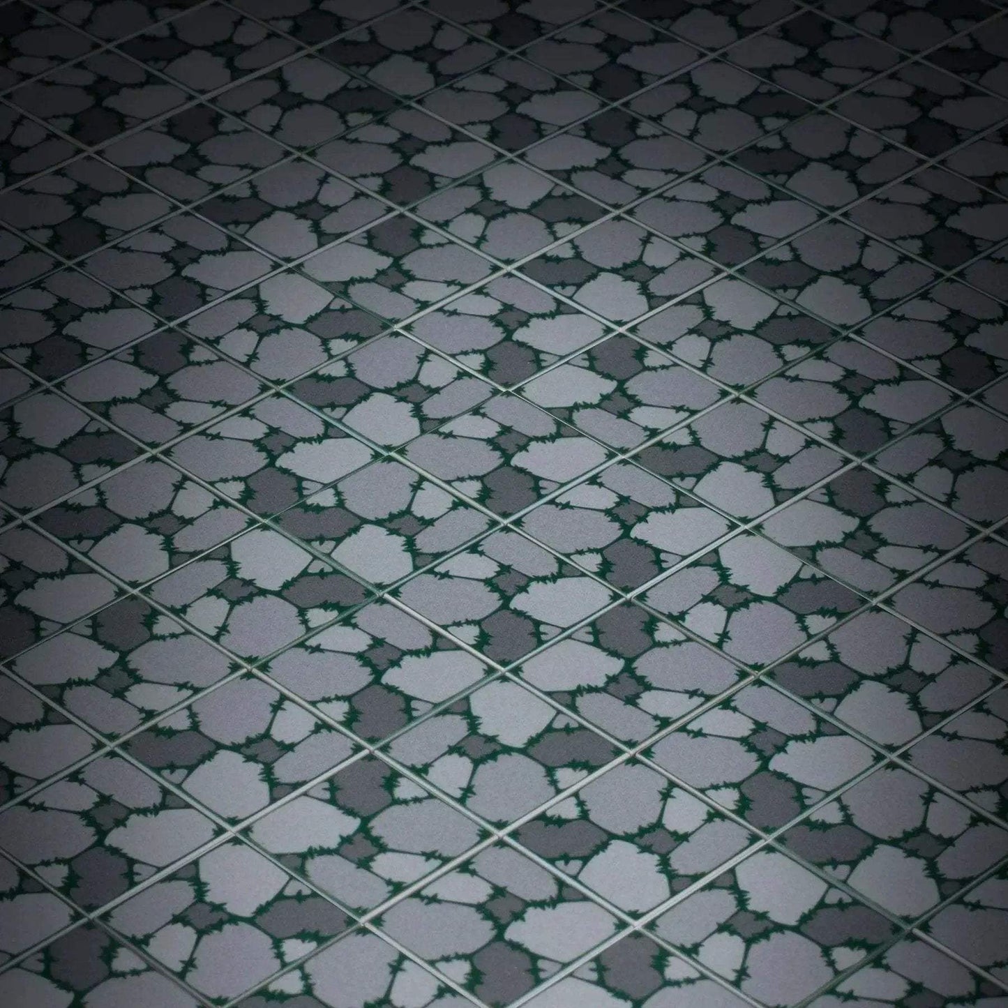 LEGO Cobblestone Flooring Tile With Plant Overgrowth - ToylandEU
