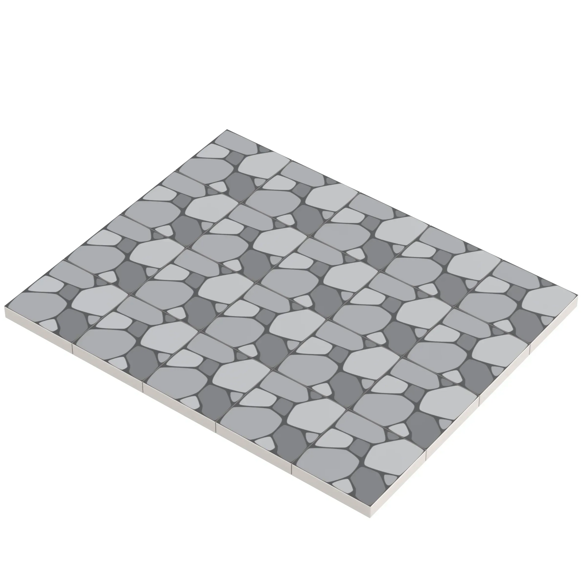 Cobblestone Tile Pack 20 Custom LEGO Compatible 2x2 Tiles - ToylandEU