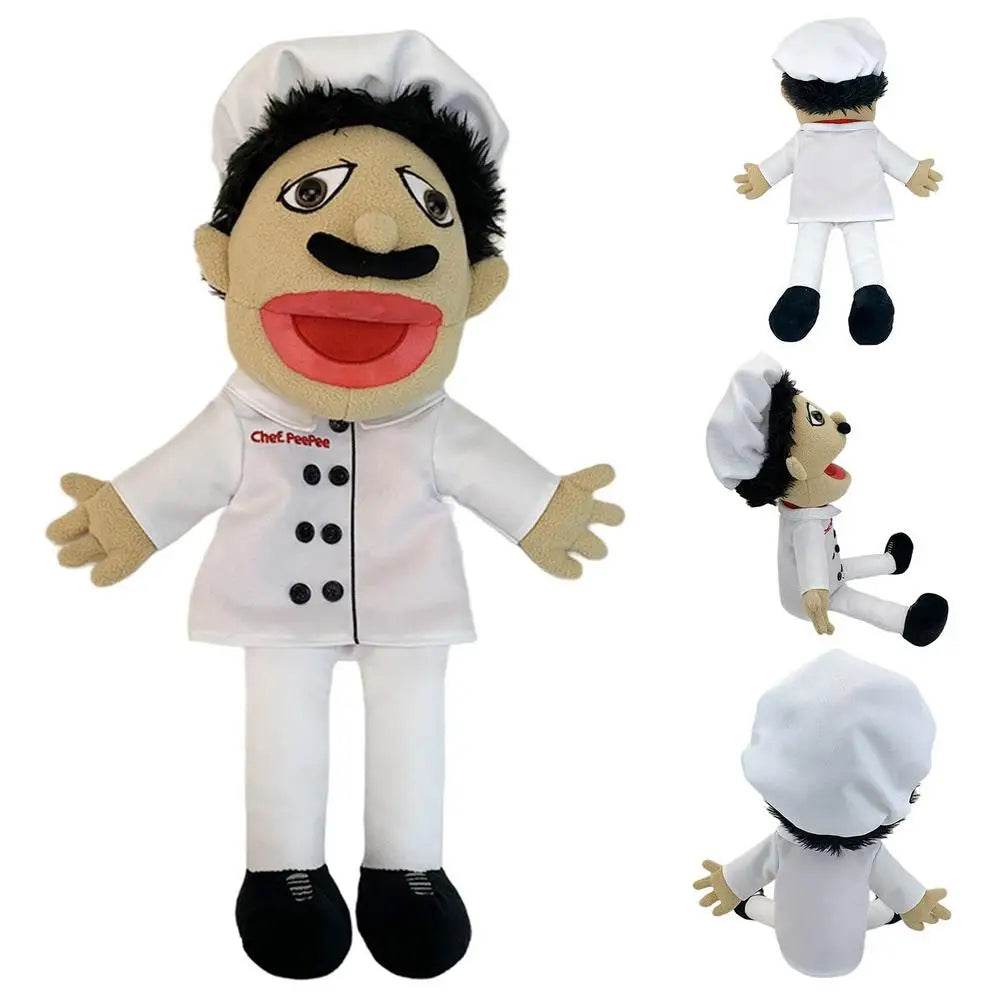 Coby Chef Jeffy Hand Puppet Plush Doll - Fun Gift for Kids & Collectors - ToylandEU