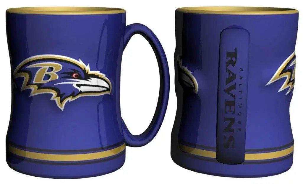  Baltimore Ravens Sculpted Relief Coffee Mug 14oz Team Color -  ToylandEU™