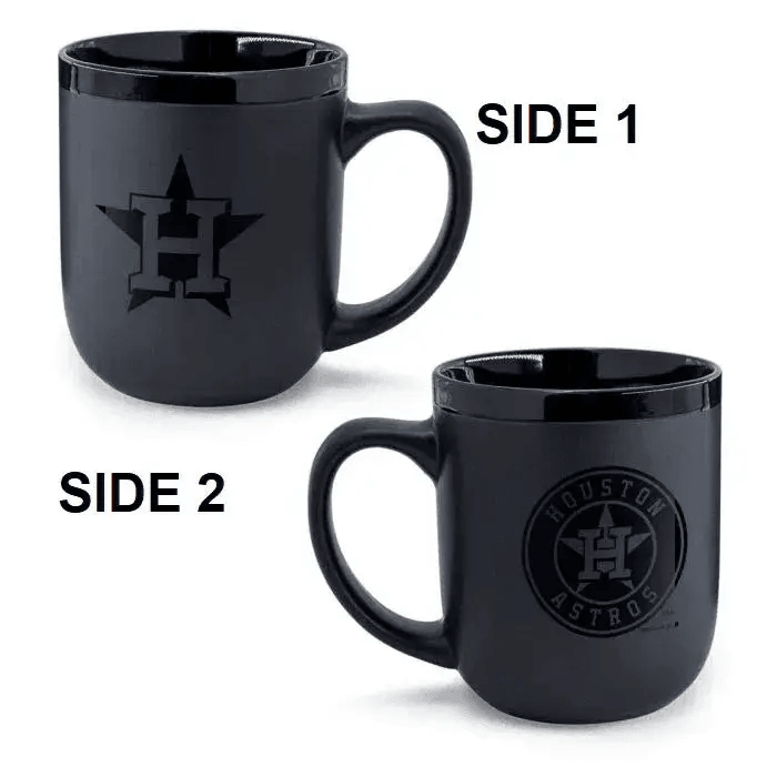  Houston Astros Coffee Mug 17 Oz Matte Black Ceramic -  ToylandEU™