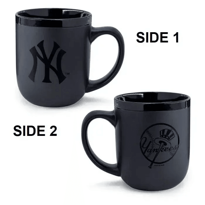  New York Yankees Coffee Mug 17 Oz Matte Black Ceramic -  ToylandEU™