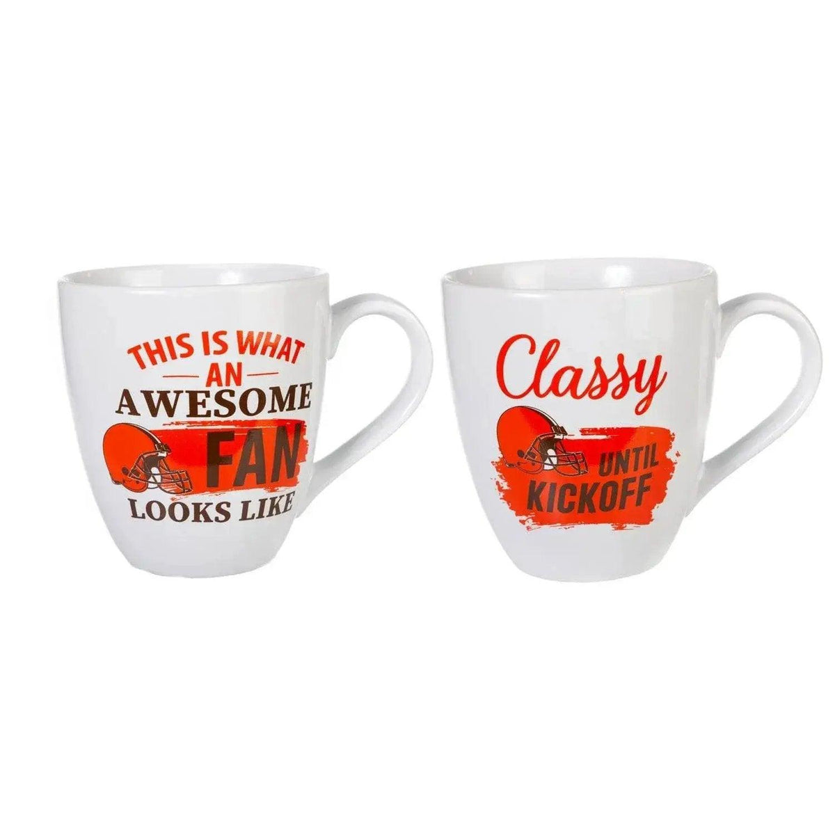  Cleveland Browns 17oz Ceramic Coffee Mugs 2 Piece Gift Box -  ToylandEU™