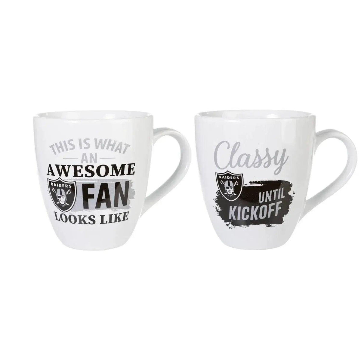  Las Vegas Raiders 17oz Ceramic Coffee Mug 2 Piece Gift Set -  ToylandEU™