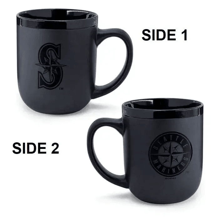  Seattle Mariners Coffee Mug 17oz Matte Black Ceramic -  ToylandEU™