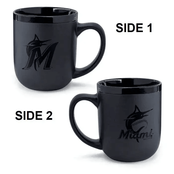  Miami Marlins 17oz Matte Black Coffee Mug Microwave Safe -  ToylandEU™