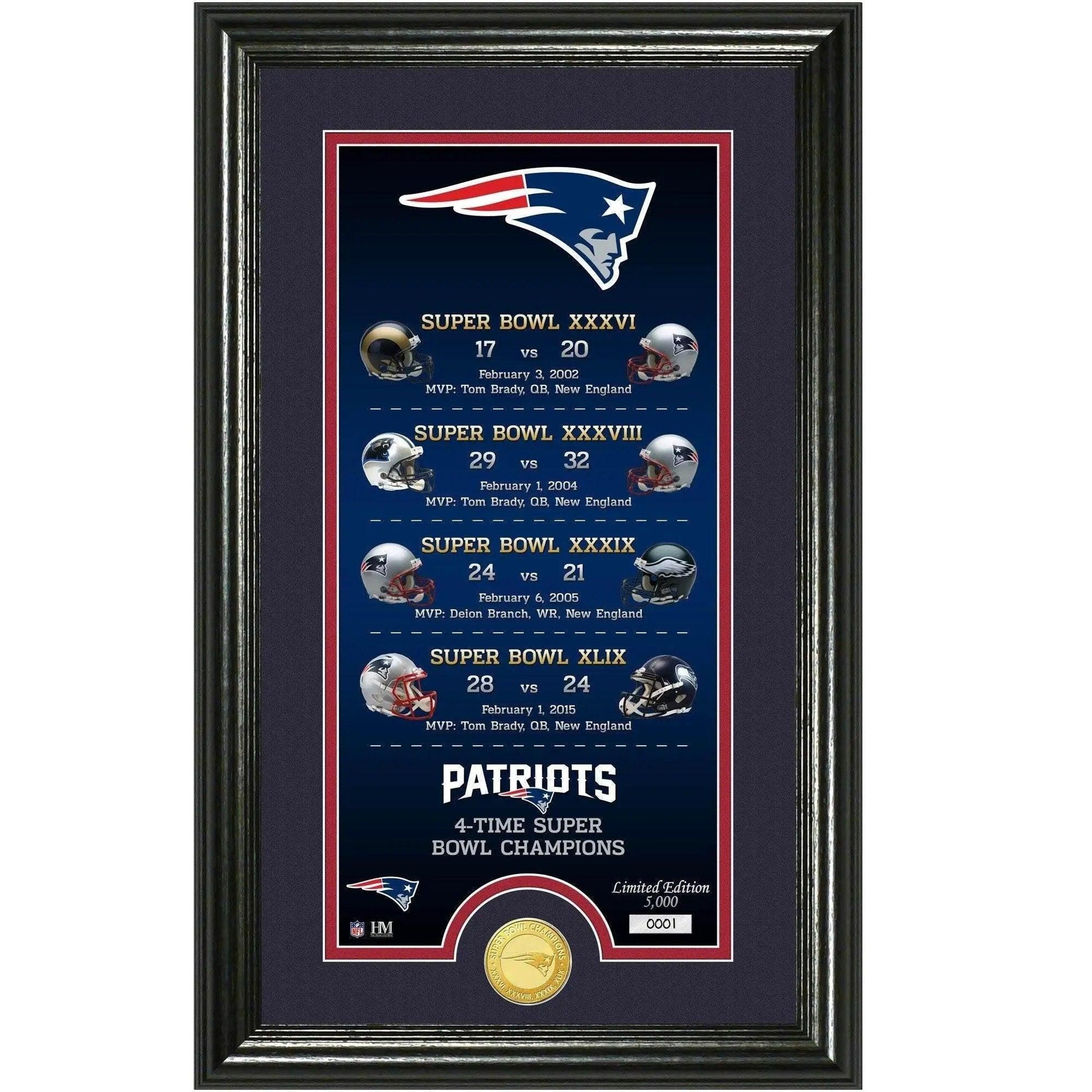  New England Patriots Legacy Bronze Coin Photo Mint Series -  ToylandEU™