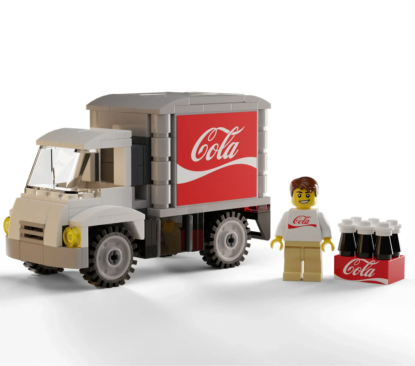 Cola Soda Delivery Truck with Minifig - ToylandEU