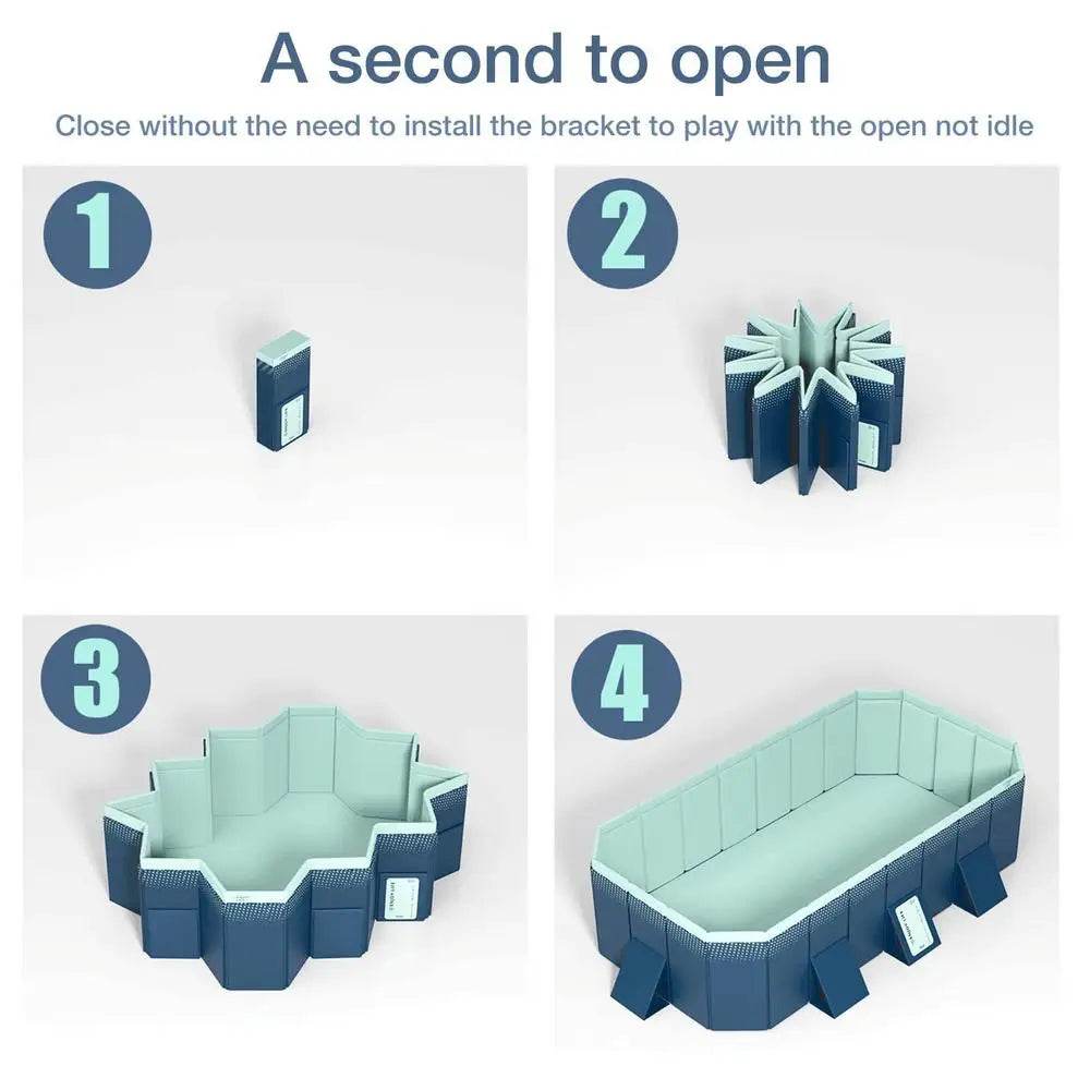 Collapsible Swimming Pool Inflatable-Free Portable Pool - ToylandEU