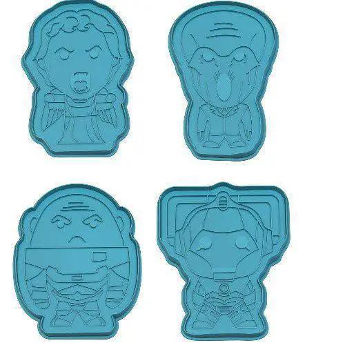 Eaglemoss Doctor Who Monsters Cookie Cutter & Tea Towel Tin -  ToylandEU™