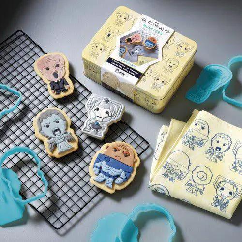  Eaglemoss Doctor Who Monsters Cookie Cutter & Tea Towel Tin -  ToylandEU™