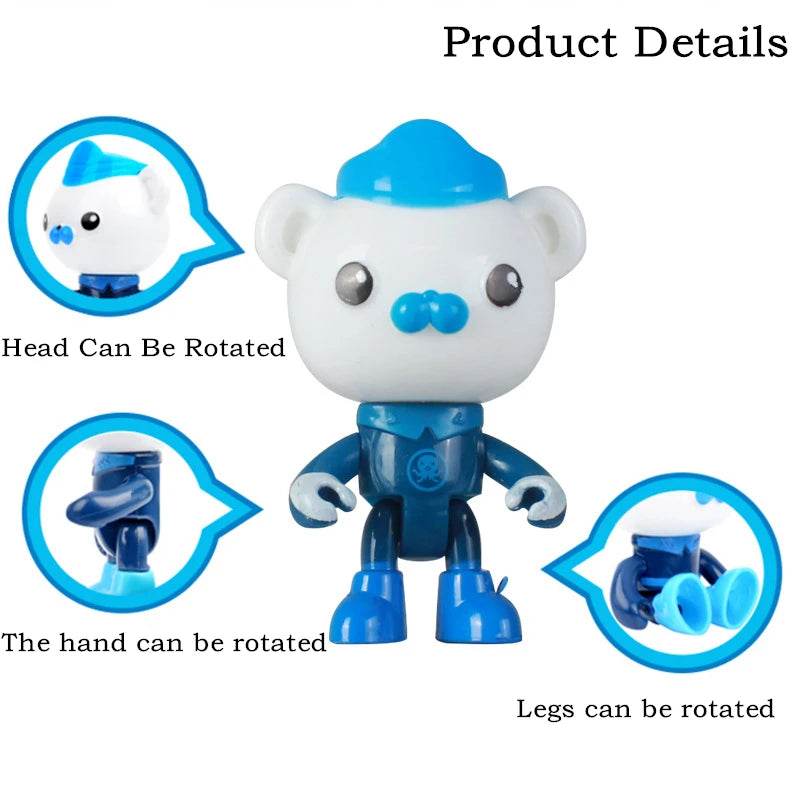 Collectible Octonauts Figures PVC Mini Set For Kids - ToylandEU