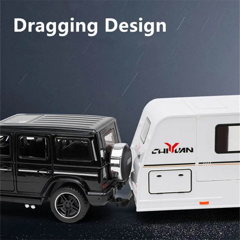 Collector's Delight: Diecast Alloy RV Truck Replica in 1:32 Precision Scale - Premium Edition - ToylandEU