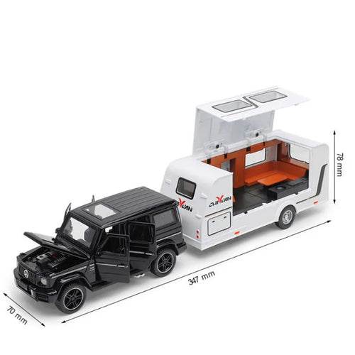 Collector's Delight: Diecast Alloy RV Truck Replica in 1:32 Precision Scale - Premium Edition - ToylandEU