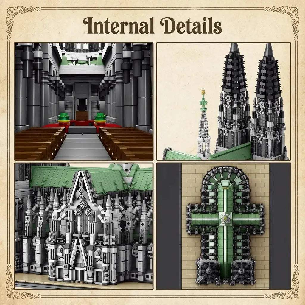  Cologne Cathedral Building Blocks Gothic Architecture -  ToylandEU™