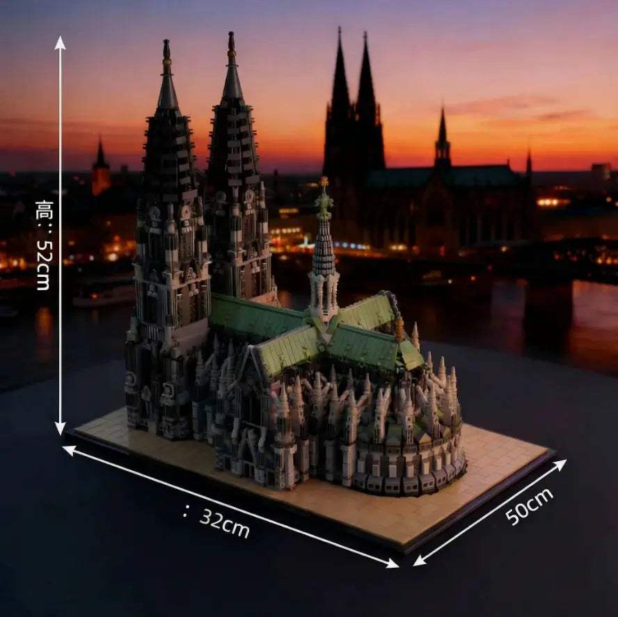  Cologne Cathedral Building Blocks Gothic Architecture -  ToylandEU™