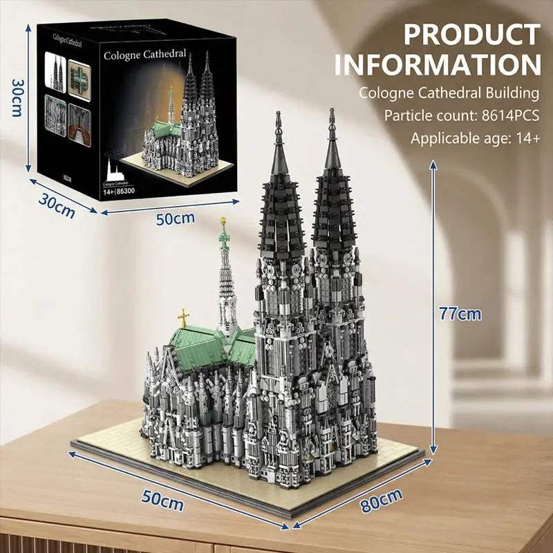  Cologne Cathedral Lego Compatible Blocks Set For Adults -  ToylandEU™