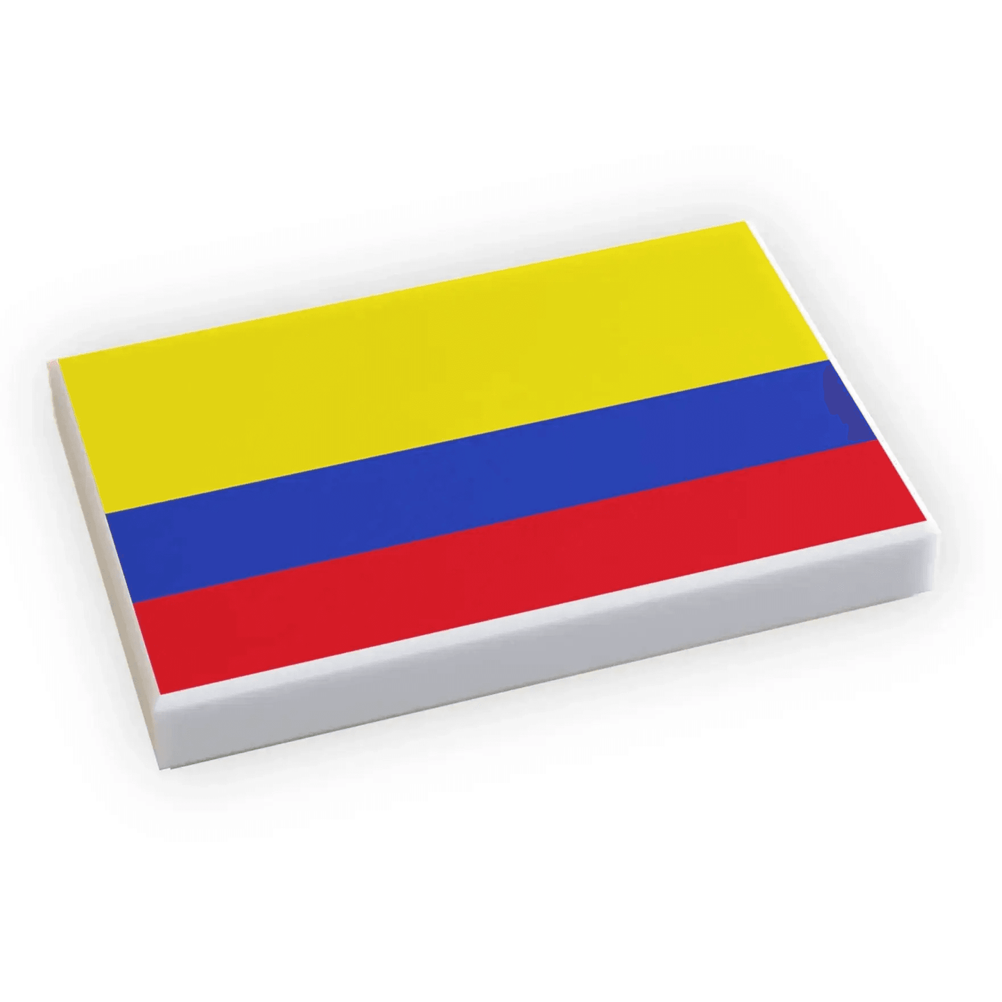 Colombia Flag LEGO Tile 2x3 Printed Directly On Tile - ToylandEU