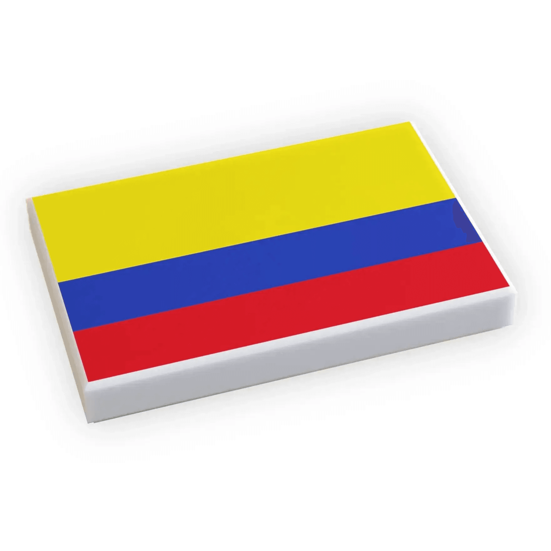 Colombia Flag LEGO Tile 2x3 Printed Directly On Tile - ToylandEU