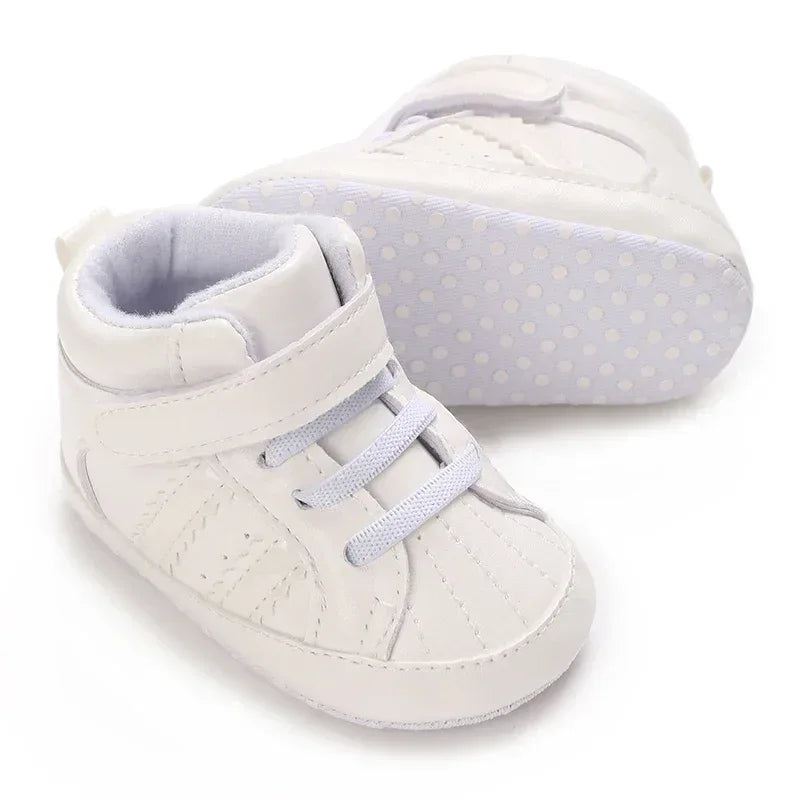 Color 2 Stripe Toddler Shoes Unisex Baby Sneakers With Anti Slip - ToylandEU