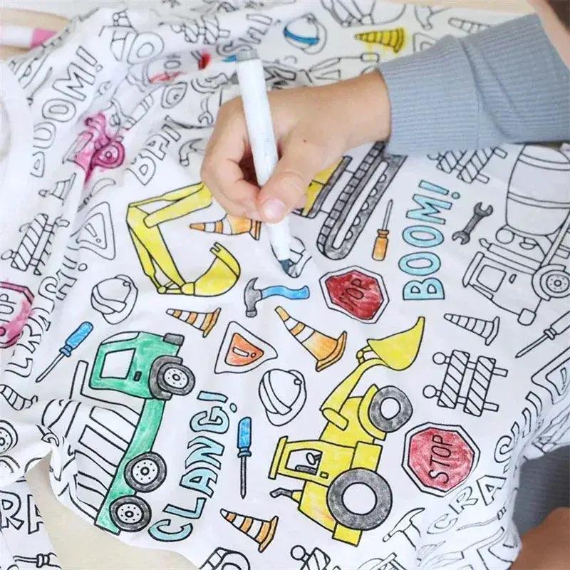  Color Your Own Kids Pajama Set DIY Coloring Kit -  ToylandEU™