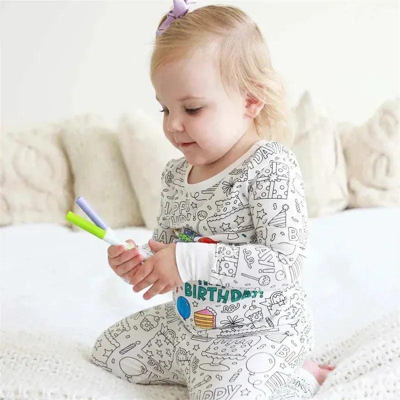  Color Your Own Kids Pajama Set DIY Coloring Kit -  ToylandEU™