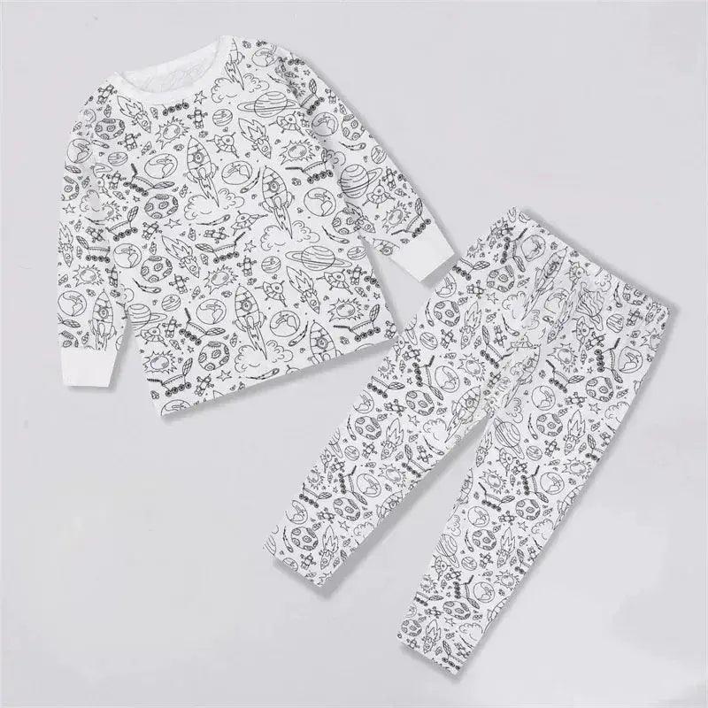  Color Your Own Kids Pajama Set DIY Coloring Kit -  ToylandEU™