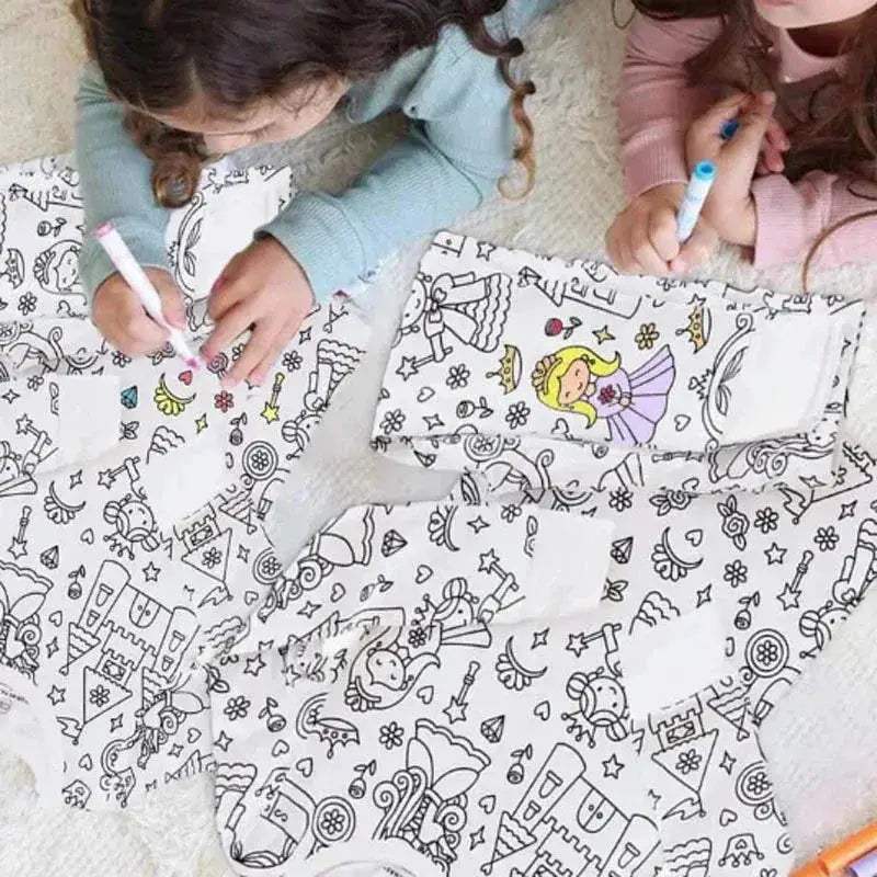 Color Your Own Kids Pajama Set With DIY Coloring Kit - ToylandEU