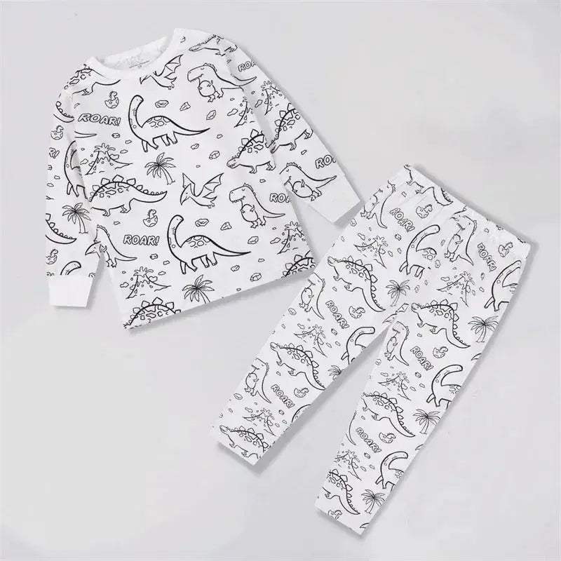 Color Your Own Kids Pajama Set With DIY Coloring Kit - ToylandEU