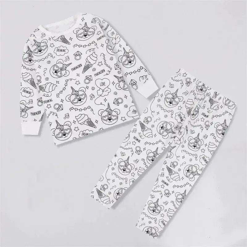 Color Your Own Kids Pajama Set With DIY Coloring Kit - ToylandEU