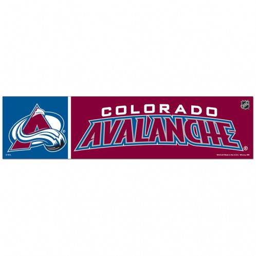 Colorado Avalanche Decal 3x12 Bumper Strip Style Order - ToylandEU
