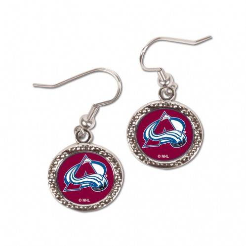 Colorado Avalanche Earrings Round Style Special Order - ToylandEU