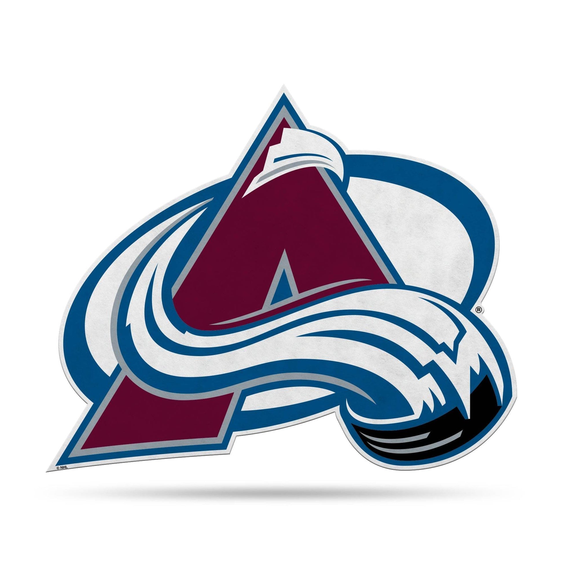 Colorado Avalanche Pennant Shape Cut Logo Design Felt - ToylandEU