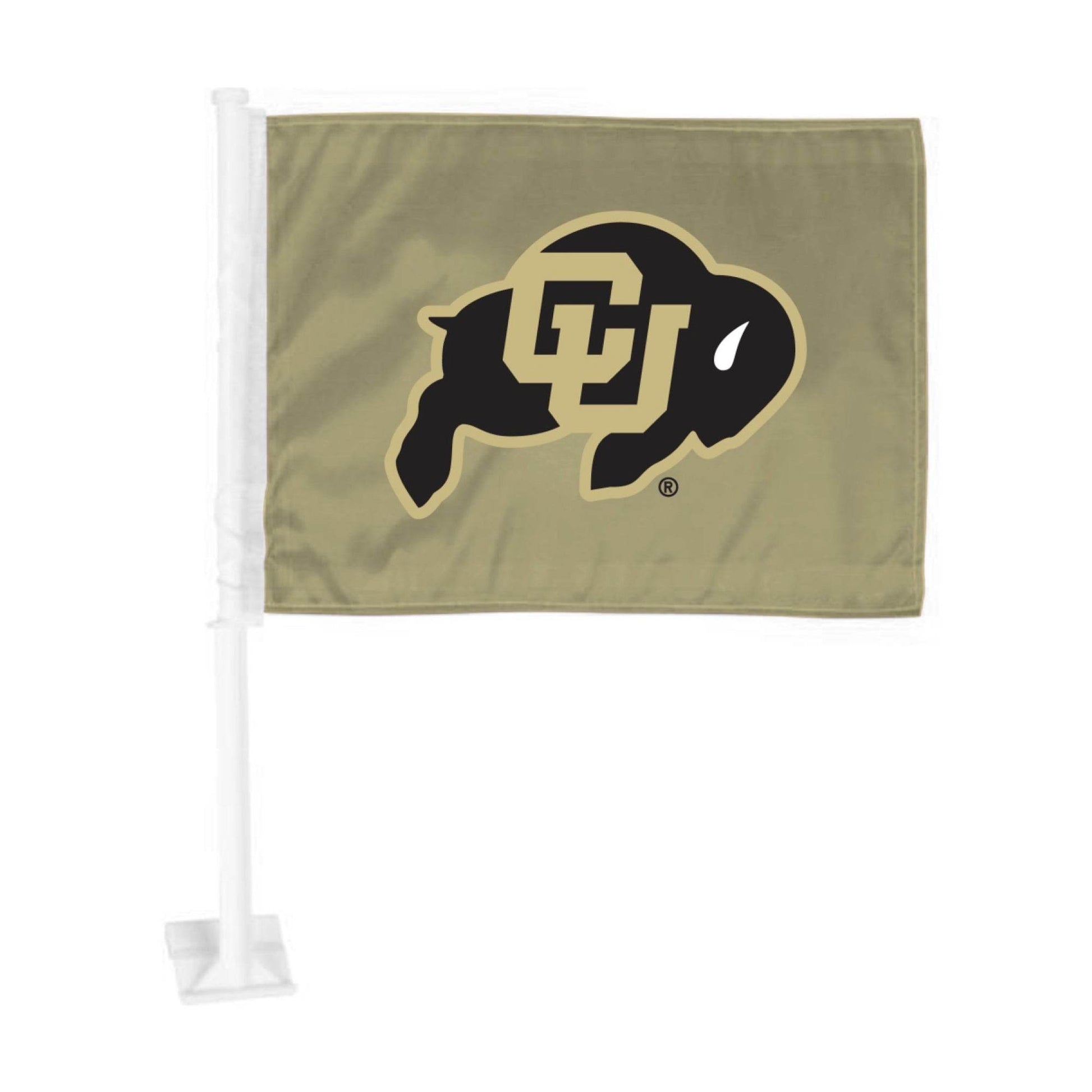 Colorado Buffaloes Car Flag Primary Logo Nylon Clip - ToylandEU
