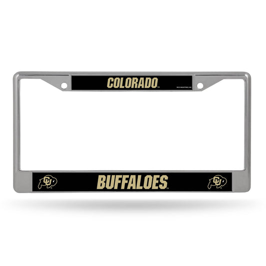 Colorado Buffaloes Chrome License Plate Frame Printed Insert - ToylandEU
